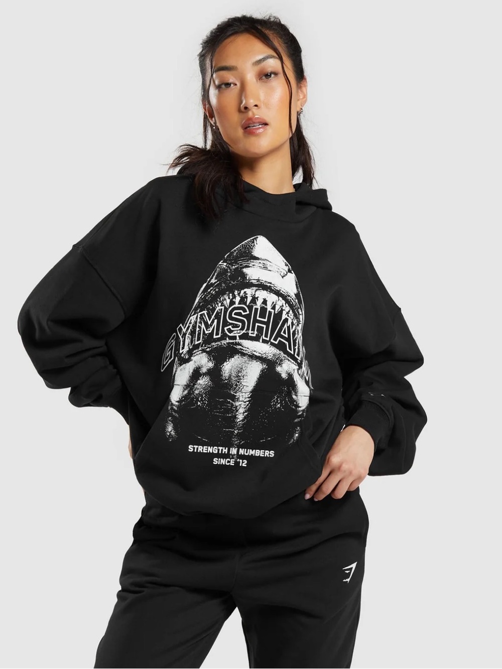 Gymshark SHARK ATTACK OVERSIZED SWEATSHIRT Size Small